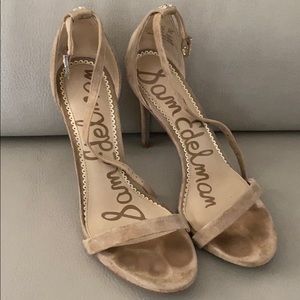 Sam Edelman suede bege sandals